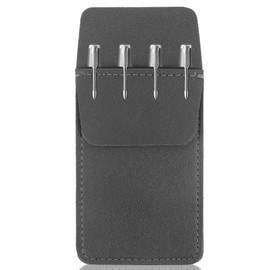 Pocket Protector, PU Leather Pocket Organizer, Pocket Protector for Men Shirt for School Office Hospital Supplies