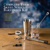 Homestia 4PCS Skull Muddler Set, 10 Inch 304 Stainless Steel