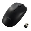 Elecom M-K8DRBK Corporate Mouse, Wireless 2.4GHz Optical Mouse, 3 Buttons,