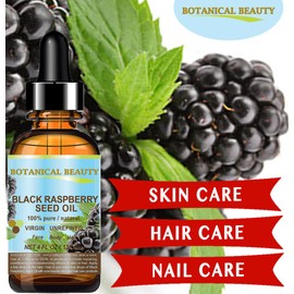 BLACK RASPBERRY SEED OIL 100% Pure/Natural/Virgin. Cold Pressed/Undiluted. For Face, Hair and Body. 2 Fl.oz.- 60 ml