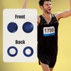 10 Pairs Magnetic Race Bib Clips, Marathon Essentials Race Number