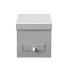 Oasis GREY SQUARE FLOWER GIFT FLOWER HAT BOX LINED WITH