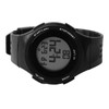 LED Digital Watch Waterproof Clear Display Breathable Strap Electronic Watch