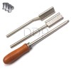 DDP Horse Dental Floats RASPS Wooden Handle Straight & Curved