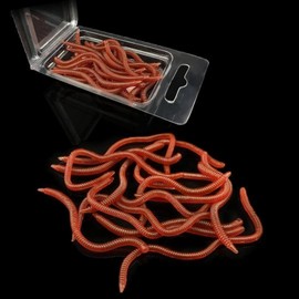 OriGlam 20pcs Bass Fishing Worms - Soft Plastic Baits & Lures for Fresh Water Fishing