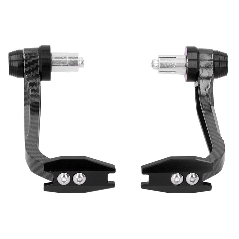 Motorcycle Handlebar Guard Carbon Fiber Style Aluminium Alloy Universal 22mm/0.87inBlack