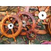 REDSKY TRADER Nautical Wooden Ship Wheel | Sailor's Ships Wheel