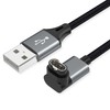 AGVEE 1.5ft Angled 90 Degree Braided Charger Cable Charing Cord