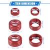 VekAuto 5 Pcs AC Climate Control Knob Rings Compatible for