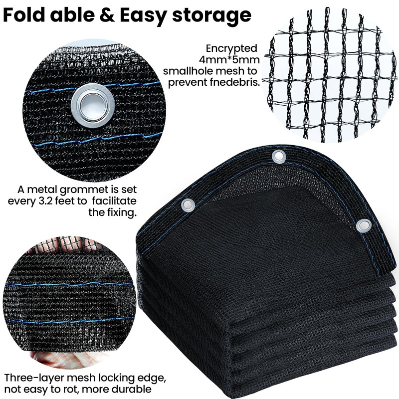 Waterproof Winter Pool Cover, Multifunctional Round Tarp for Above Ground