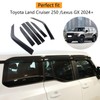 Car Side Window Visor Deflector Compatible with Toyota Land Cruiser