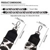 PCSJRKG Cow Interchangeable Handbag Strap Replacement, Adjustable Wide Strap for