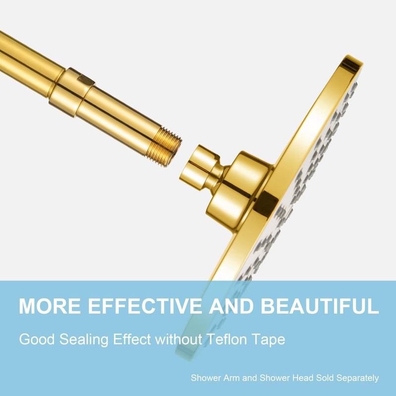 OFFO Shower Head Extension Arm, Shower Arm Extension Shower Head