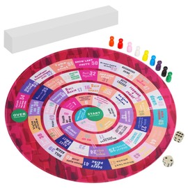 Drinking Games for Adults, Drink Up Board Game, Funny Party Interactive Drinking Games Mat, Wild Bachelorette Party Games & Girls Night, Birthday, Family Play or Any Occasion(Age 21+, 2-8 Players)