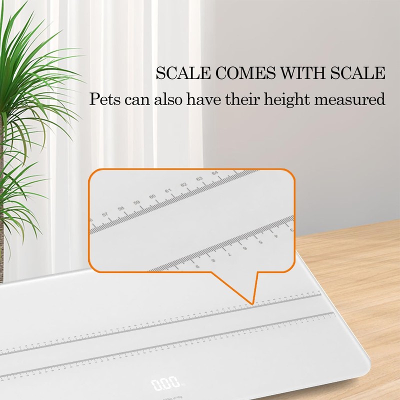 FAFAGLGL Digital Pet Scale for Small-Medium Dogs/Large Cat, Measuring Range: