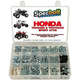 250pc Specbolt Brand Bolt Kit Fits: Honda TRX450R TRX450ER & TRX700XX for Maintenance & Restoration OEM Spec Fasteners Quad