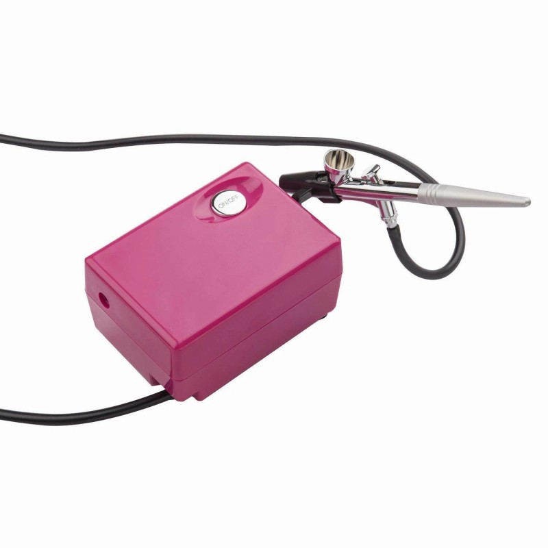 Pinkiou Airbrush Makeup Set for Nail Body Paint w/Mini Compressor