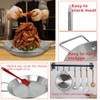 Al Pastor Skewer for Grill, Stainless Steel Vertical Skewer with