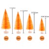 8 Pcs Artificial Mini Christmas Trees, Miniature Pine Trees Sisal