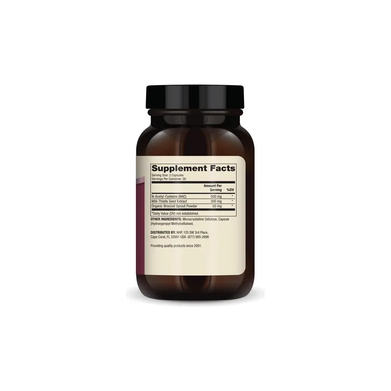 Dr. Mercola Nac 500mg Con Cardo Mariano Antioxidantes Salud