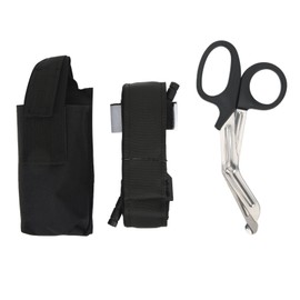 Emergency Tourniquet Set Reusable Tourniquet and Scissors Set with Storage Bag for Outdoor Survival