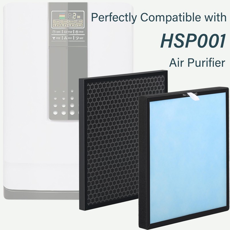 3 Sets HSP001 H13 True Hepa Replacement Filters, Compatible with