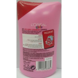 L'Oreal Kids Extra Gentle 2-In-1 Very Berry Strawberry Shampoo, 250ml