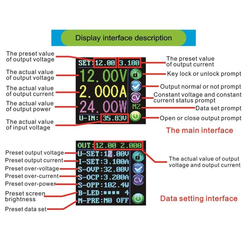DollaTek DPS3005 USB Communication Constant Voltage Current Step-down Power Supply