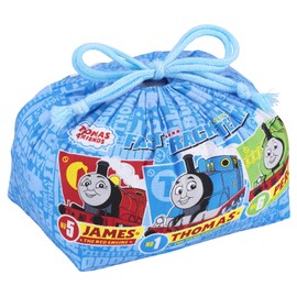 o-esuke- Lunch Drawstring Blue Approx. 27 × 16 cm (Bottom/Approximately/16 X/12 cm) Thomas Drawstring Lunch Bag KB – 1 