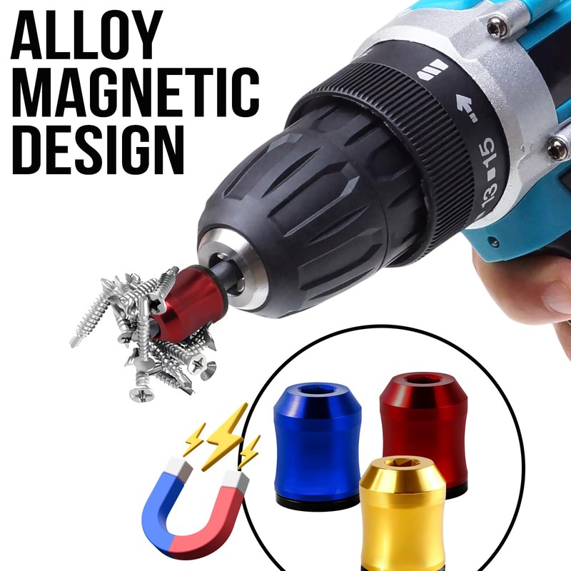 3Pcs Screwdriver Head Magnetic Ring, Screw Ring Set Removable Household