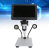 DM9 Digital Microscope 7‑Inch Screen 8 LED Lights Adjustable Brightness