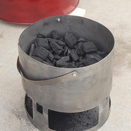 LavaLock The 14-40™ Charcoal Basket for 55 Gallon UDS - 14" Round