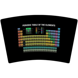 Mugzie 16 Ounce Stainless Steel Travel Mug with Wetsuit Cover - Peridoic Table