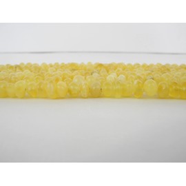 Natural Baltic Amber Beads Strands Rounded 6 - 8mm 12 - 14 Grams Butter 16" Alluregem E1191