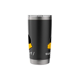 Tux Linux Penguin - Sudo rm -rf / computer science computer Stainless Steel Insulated Tumbler