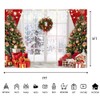 Printspree Christmas Window Backdrop 7x5ft | Snowy Winter Wonderland with