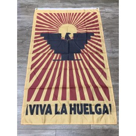 Unbranded United Farm Workers Flag 3x5ft UFW Union Viva La Huelga Logo Protest Labor Cali