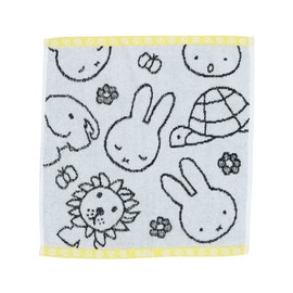 Marushin Miffy Hand Towel 5805017500, With Miffy, 100% Cotton, Antibacterial and Odor-Resistant
