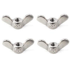 304 Stainless Steel Wing Nut Set M12 Butterfly Nut Hand Twist Fasteners Hardware 4PCS