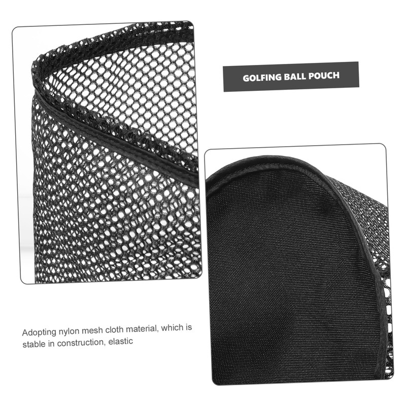 Totority Durable Mesh Golf Ball Storage Bag with Drawstring Closure