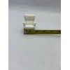 Unbranded Dollhouse Furniture Arm Chair Ivory