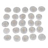Rune Stones Fine Workmanship Stylish Appearance Small Volume White Crystal