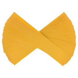 Dura-Gold Premium 400 Grit Gold Pre-Cut PSA Longboard Sandpaper Sheets, Box of 20, 2-3/4" x 16-1/2" Self-Adhesive Stickyback Sandpaper for Automotive, Woodworking Air File Sander, Hand Sanding Block