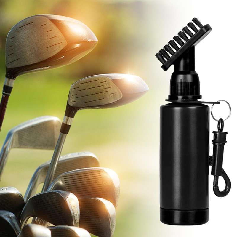 Golf Brush Tool | Golf Club Scrub Brush with Leakproof