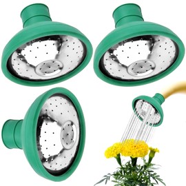WXJ13 3 Pieces Universal Watering Can Head Watering Can Rose Head Kettle Replacement Nozzles Garden Shower Heads for Most Garden Watering Cans (Green)