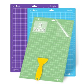 HTVRONT HTVRONT Cutting Mats for Cricut Joy Xtra, 3 Pack Cutting Mats 8.5"x12"(StandardGrip, LightGrip, StrongGrip), Variety Adhesive Reusable Cutting Mats Accessories for Cricut Joy Xtra