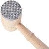 T&G Meat Hammer with Metal End in FSC Beech