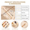 2 Pcs Bohemian Hair Chain with Colorful Beads & Sun