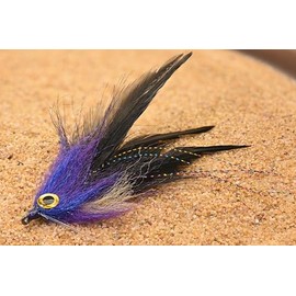 Saltwater Mullet Fishing Fly - Tarpon, Snook & Reds - 3 Pack - Hook #3/0 (3ct Disco Mullet - #3/0)