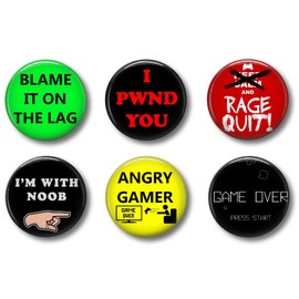 Video Game Gamer Magnets: Cute Locker Magnets for Boys and Girls (Gamer Talk)